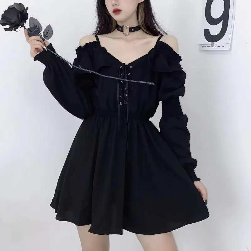 Slouchy Goth Dress