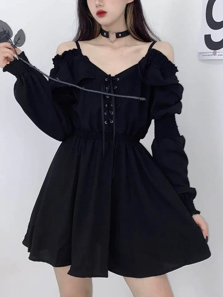 Slouchy Goth Dress