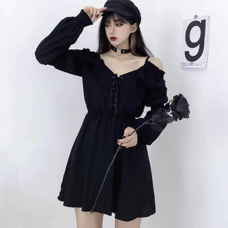 Slouchy Goth Dress