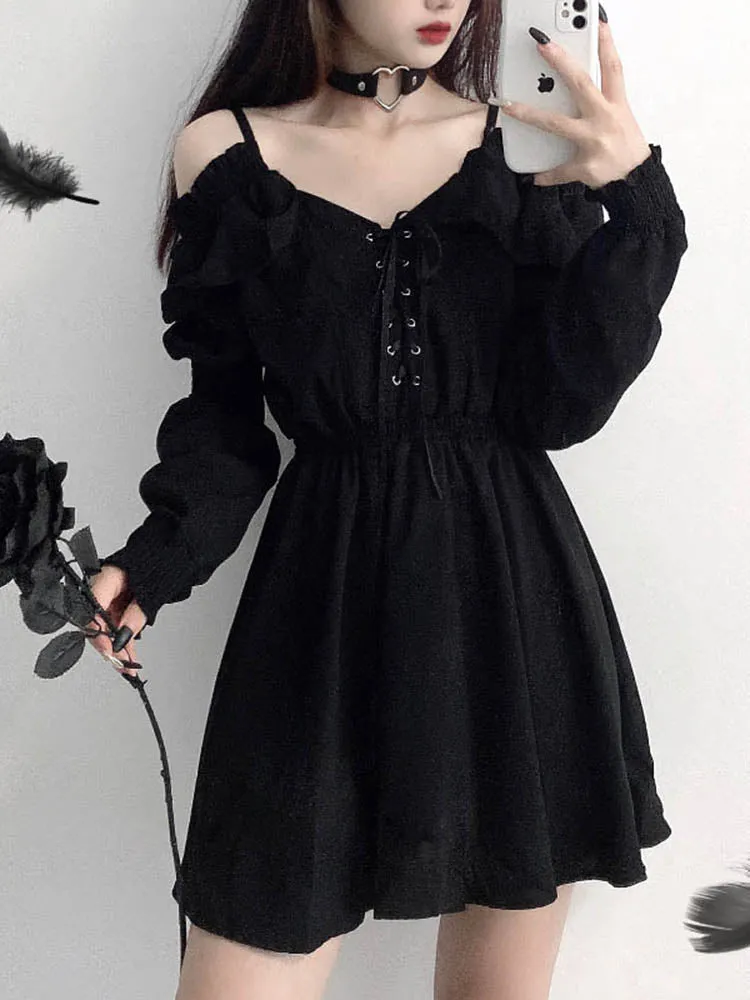 Slouchy Goth Dress