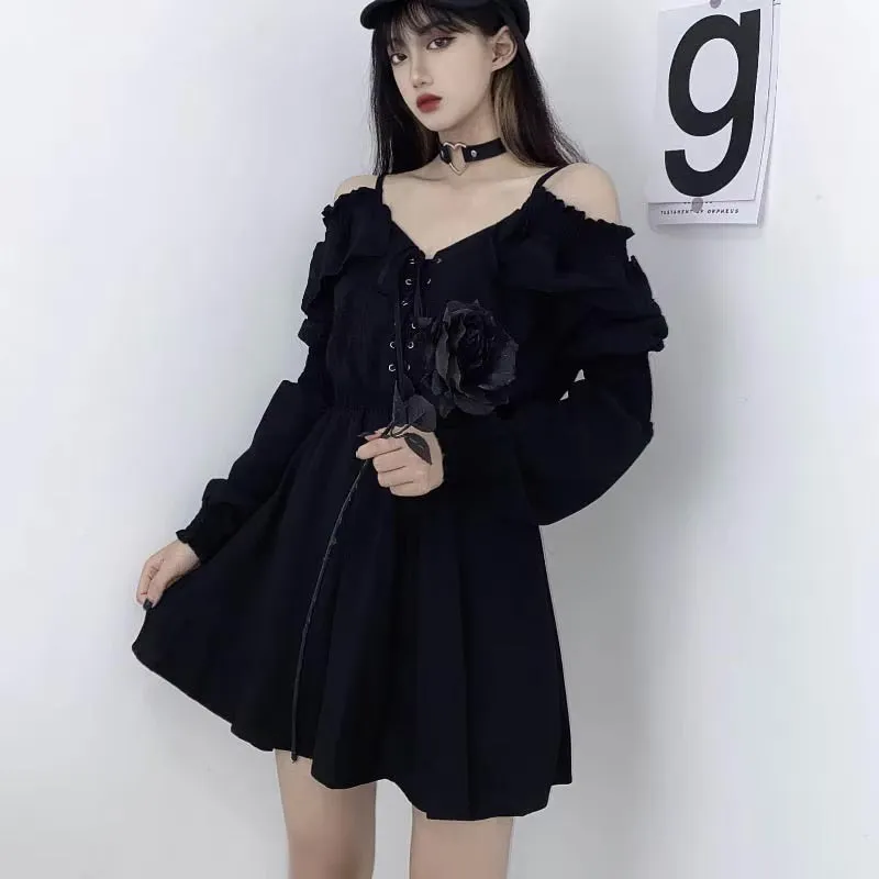 Slouchy Goth Dress