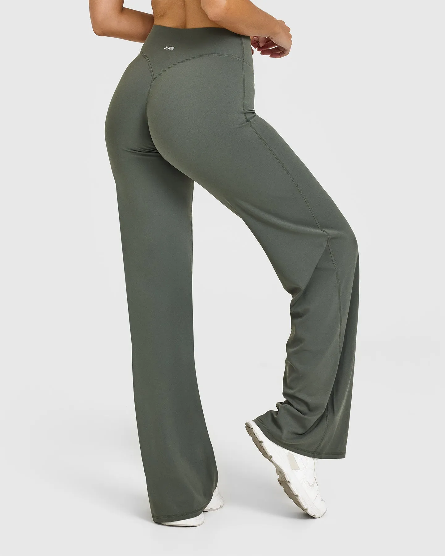 SoftMotion Straight Leg Bottoms | Dark Khaki