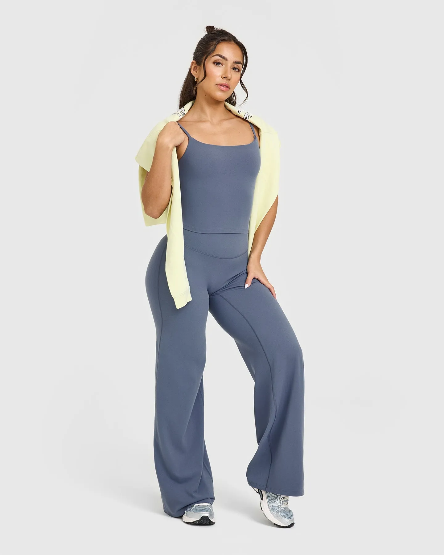SoftMotion Straight Leg Bottoms | Granite Blue