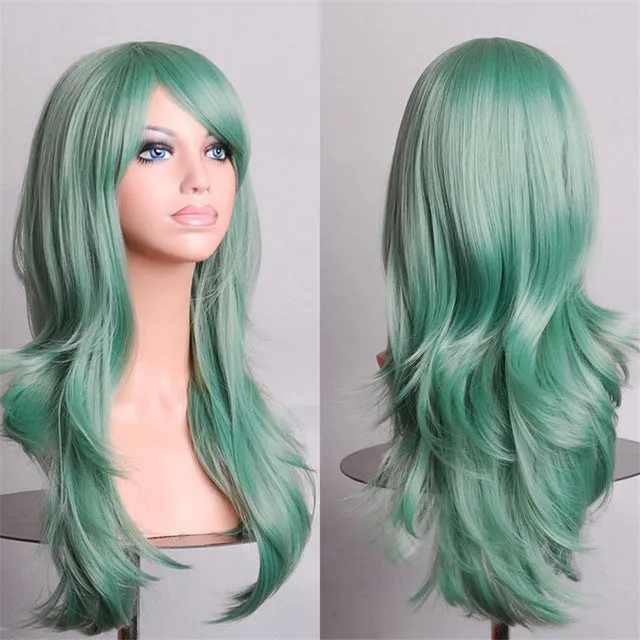 Solid Color Long Wigs