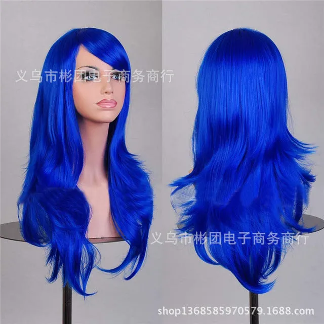Solid Color Long Wigs