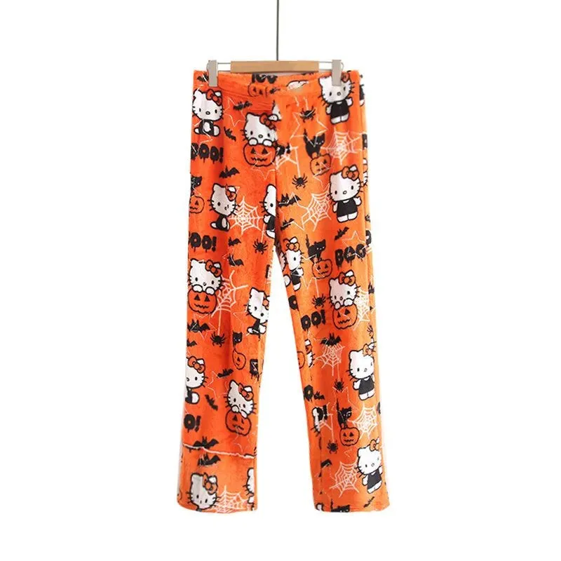 Spooky Kitten Halloween Pajama Pants