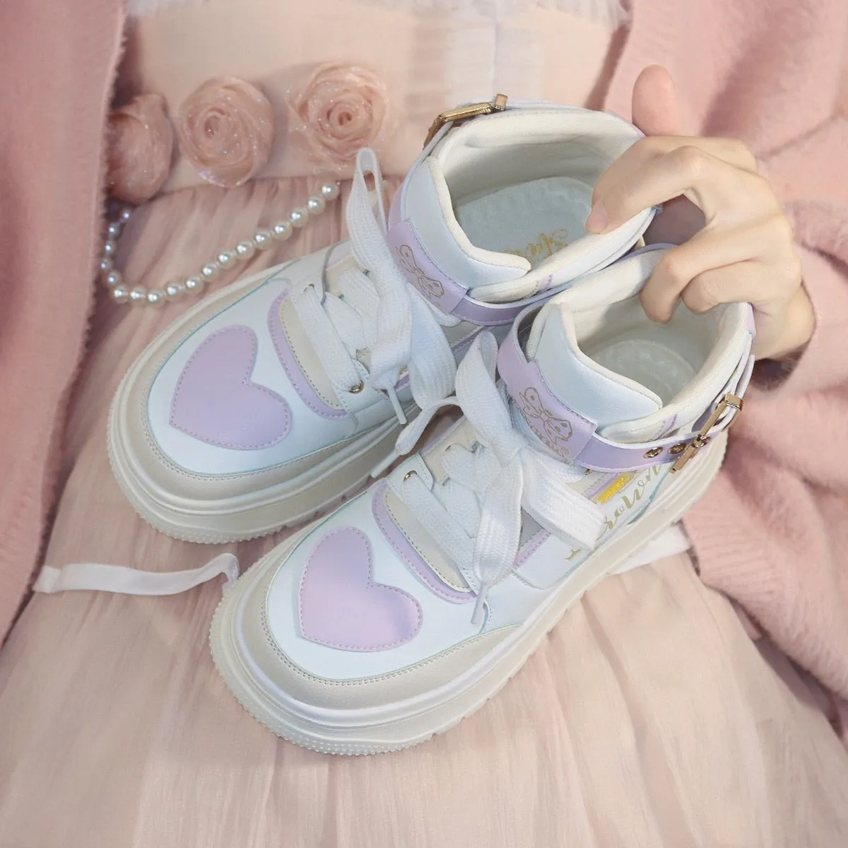 Star Crown Pastel Hi-Tops