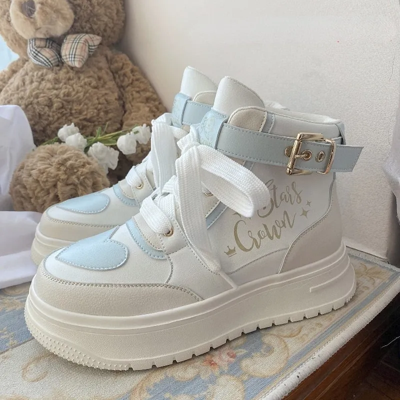 Star Crown Pastel Hi-Tops