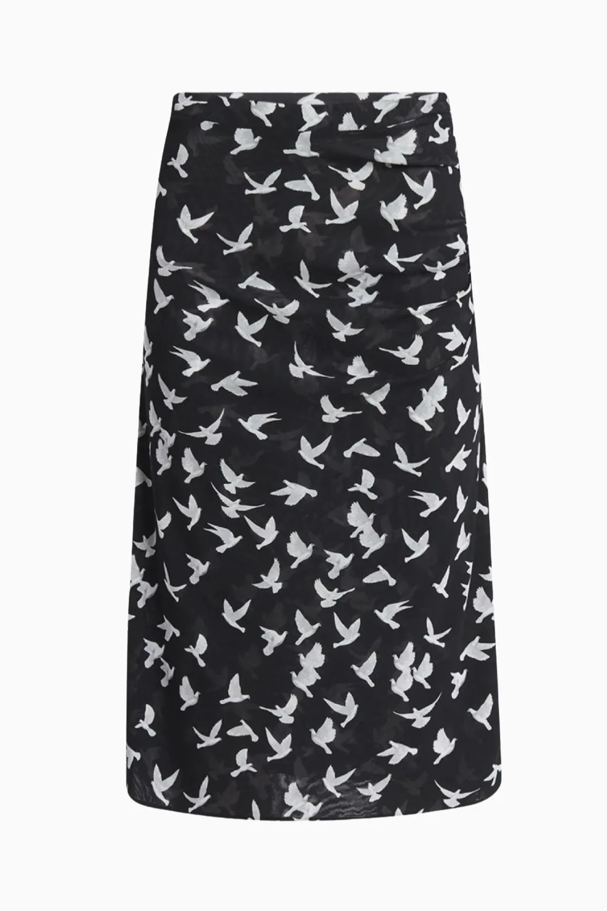 Stella McCartney Mesh Flying Bird Haze Skirt - Black MCCARTNEY