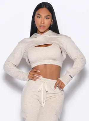Sweat Bolero Hoodie Bombshell