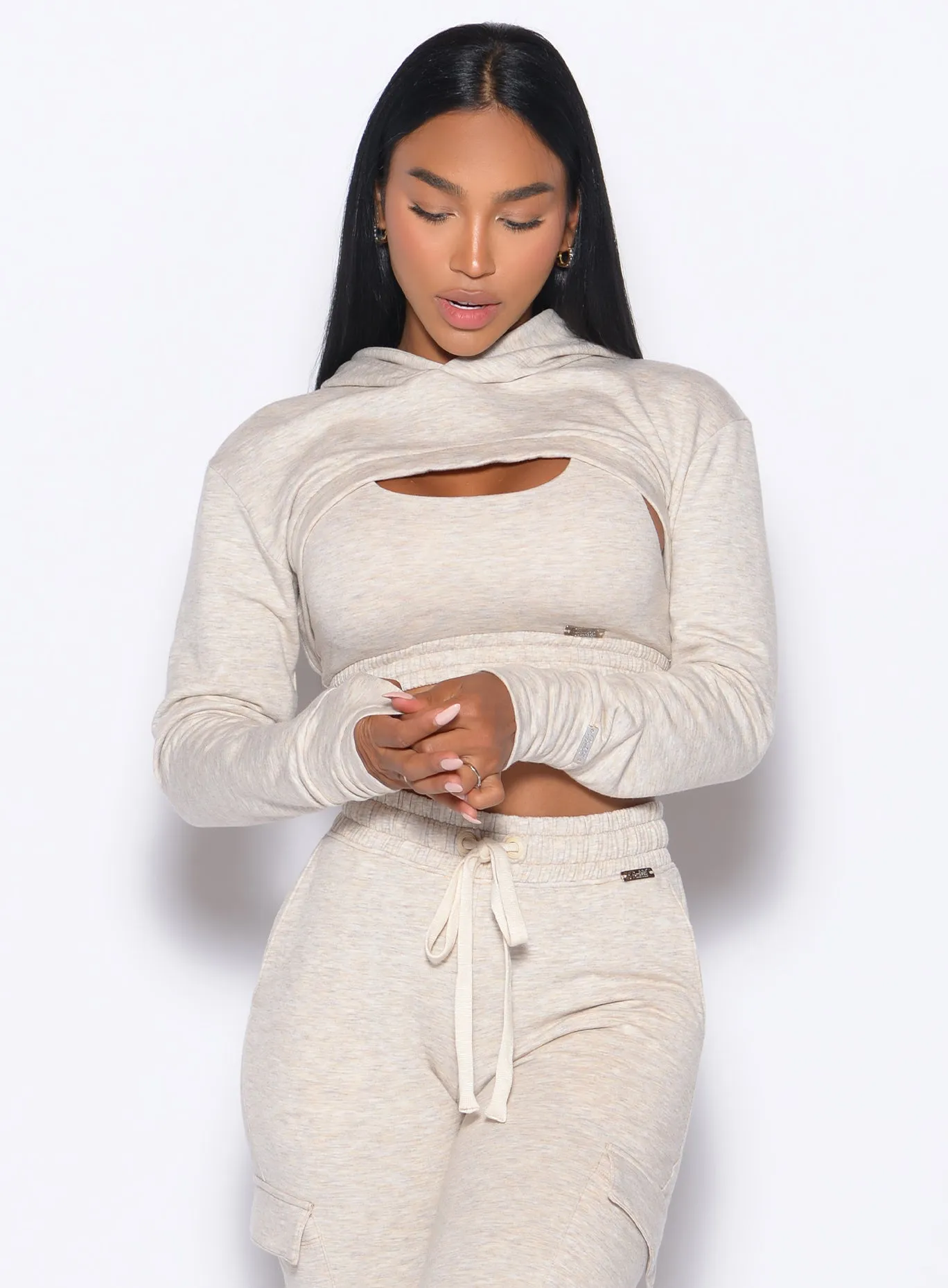 Sweat Bolero Hoodie Bombshell