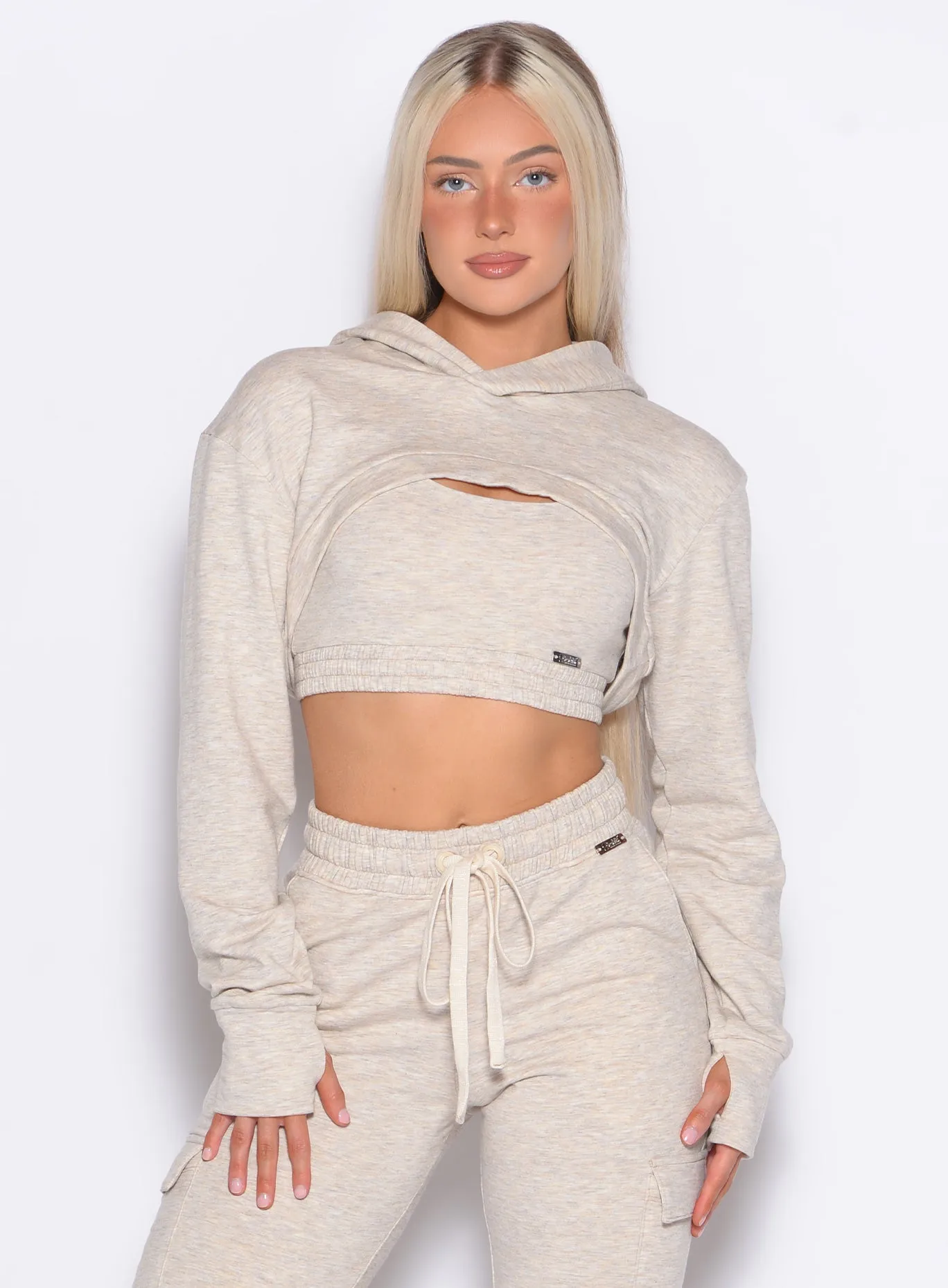 Sweat Bolero Hoodie Bombshell