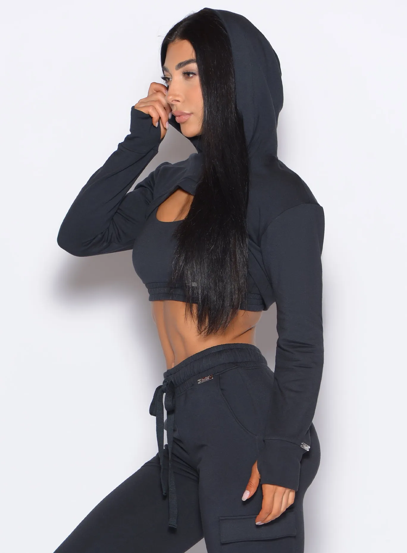 Sweat Bolero Hoodie Bombshell