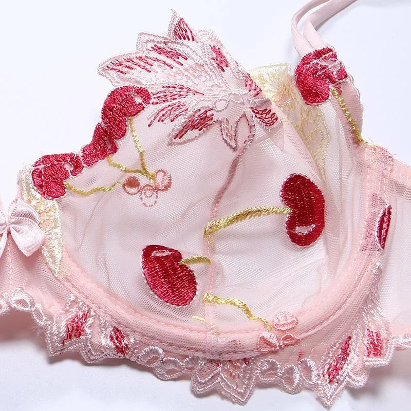 Sweet Cherry Lingerie Set