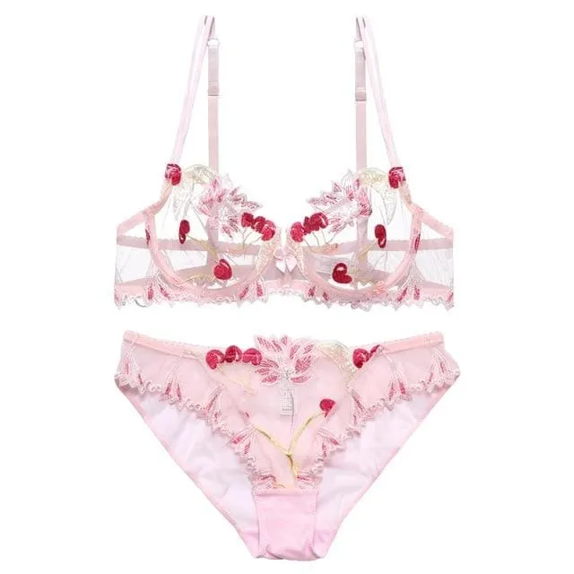 Sweet Cherry Lingerie Set
