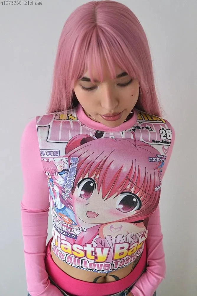 Tasty Babe Manga Long Sleeve Tee