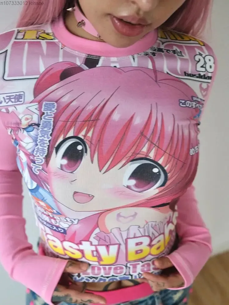 Tasty Babe Manga Long Sleeve Tee