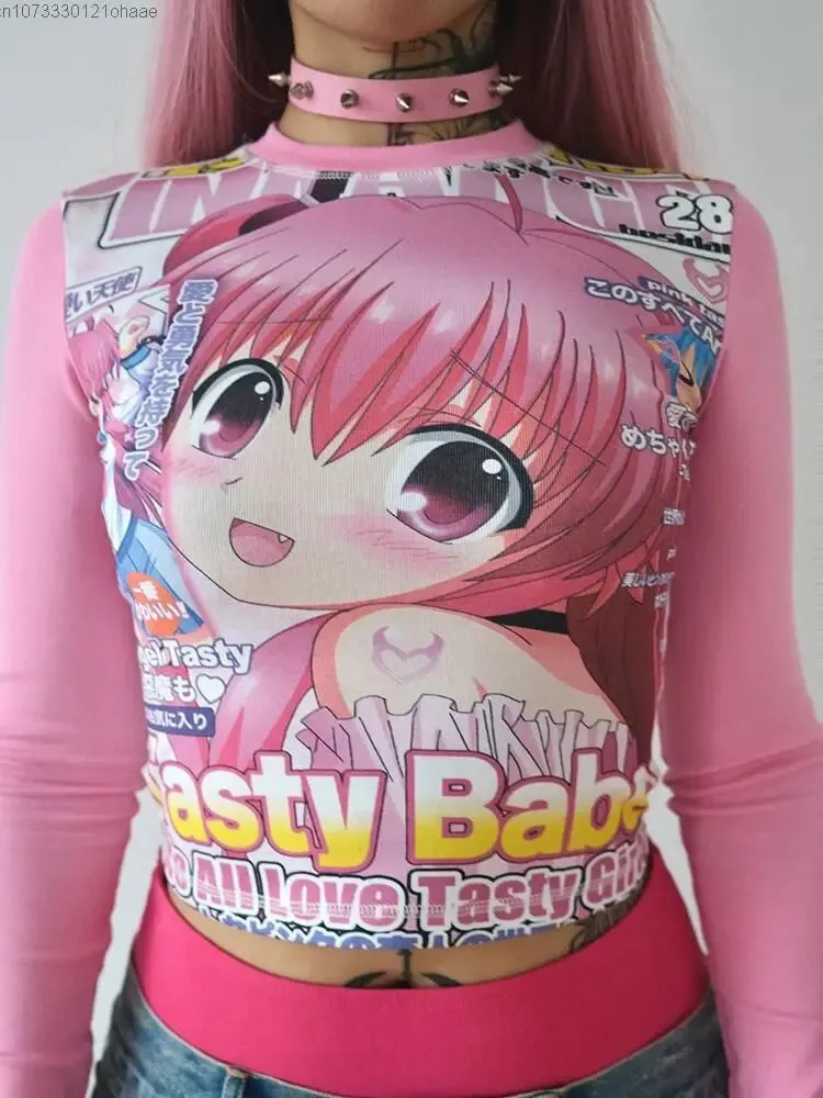 Tasty Babe Manga Long Sleeve Tee