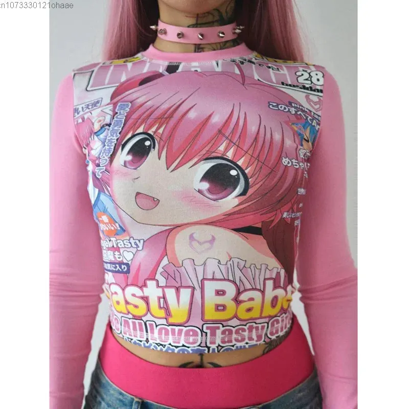 Tasty Babe Manga Long Sleeve Tee