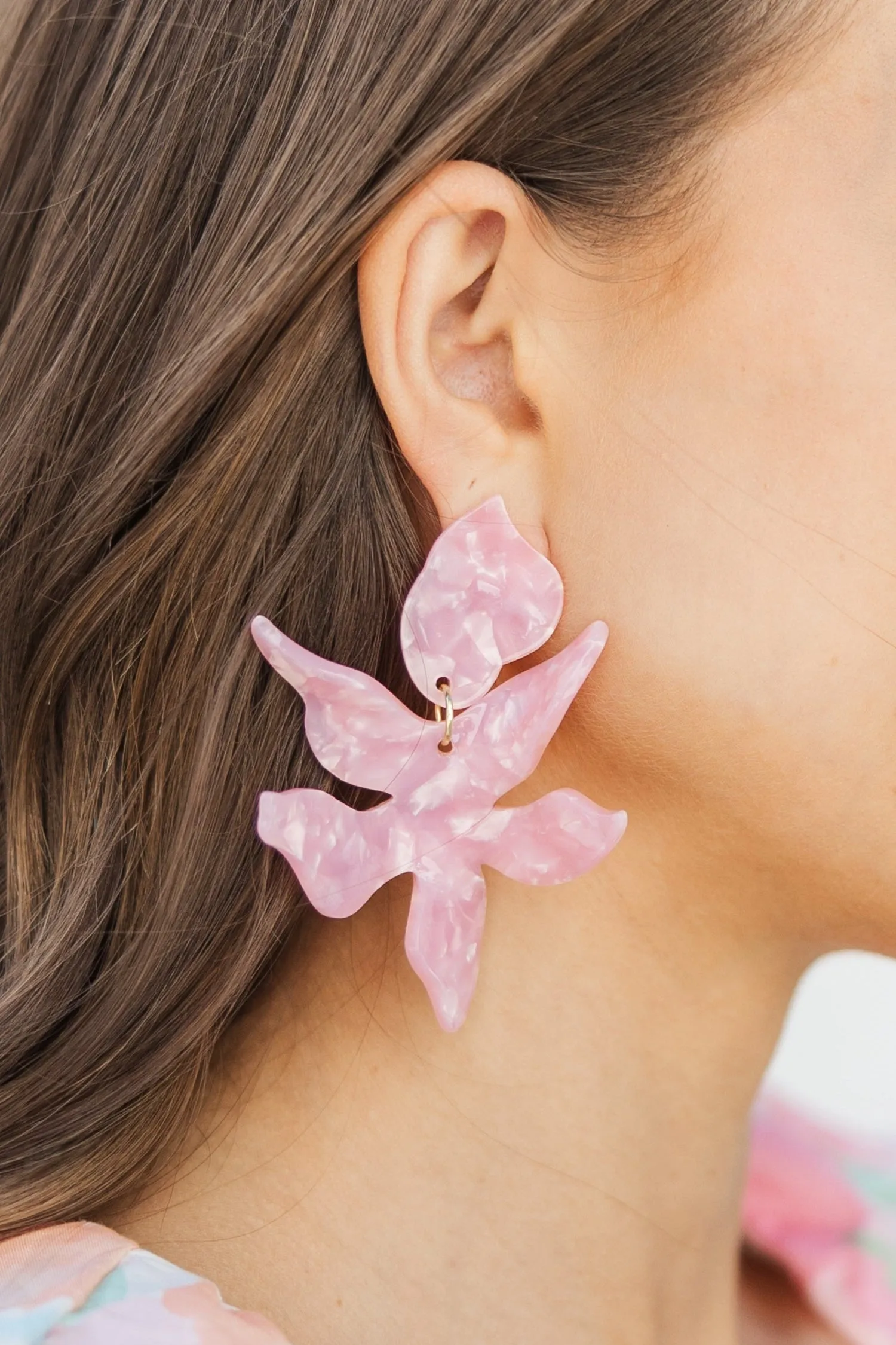 The Following Pink Earrings