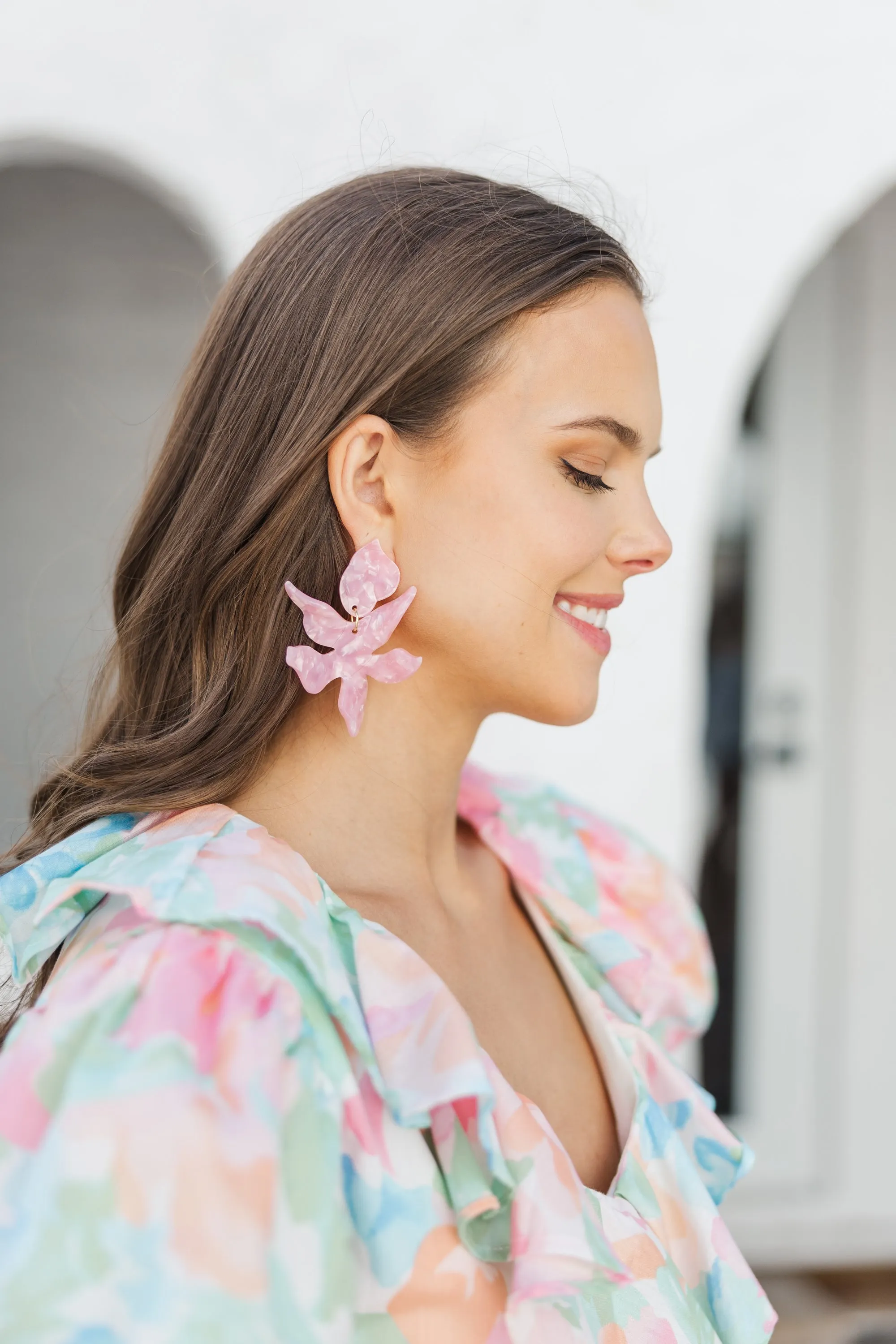 The Following Pink Earrings