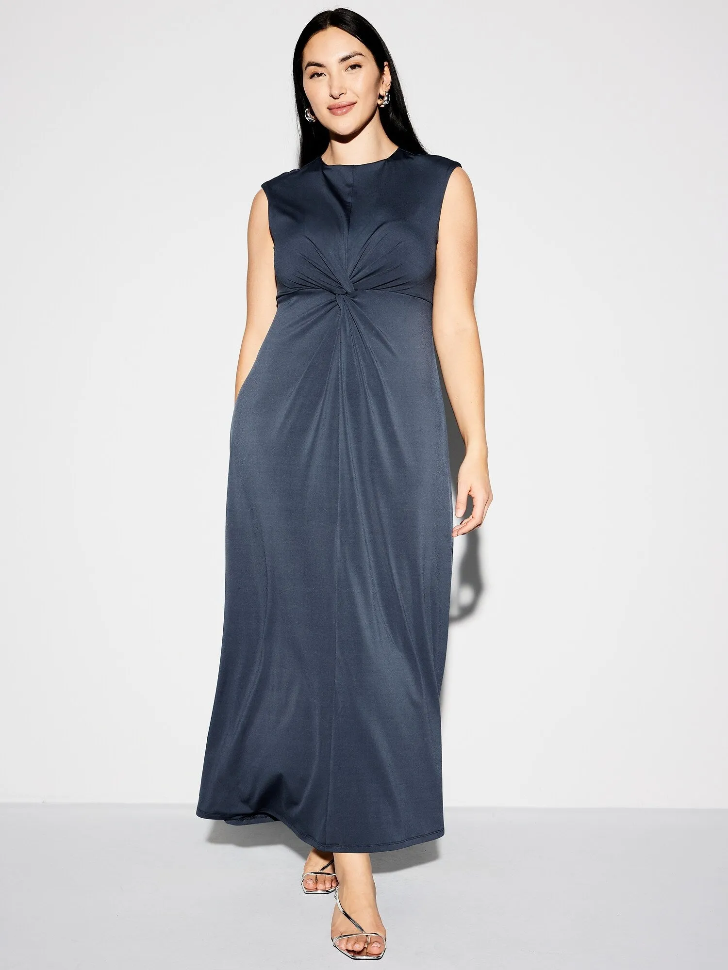 THE OCCASION by Old Navy Twist-Front Maxi Dress