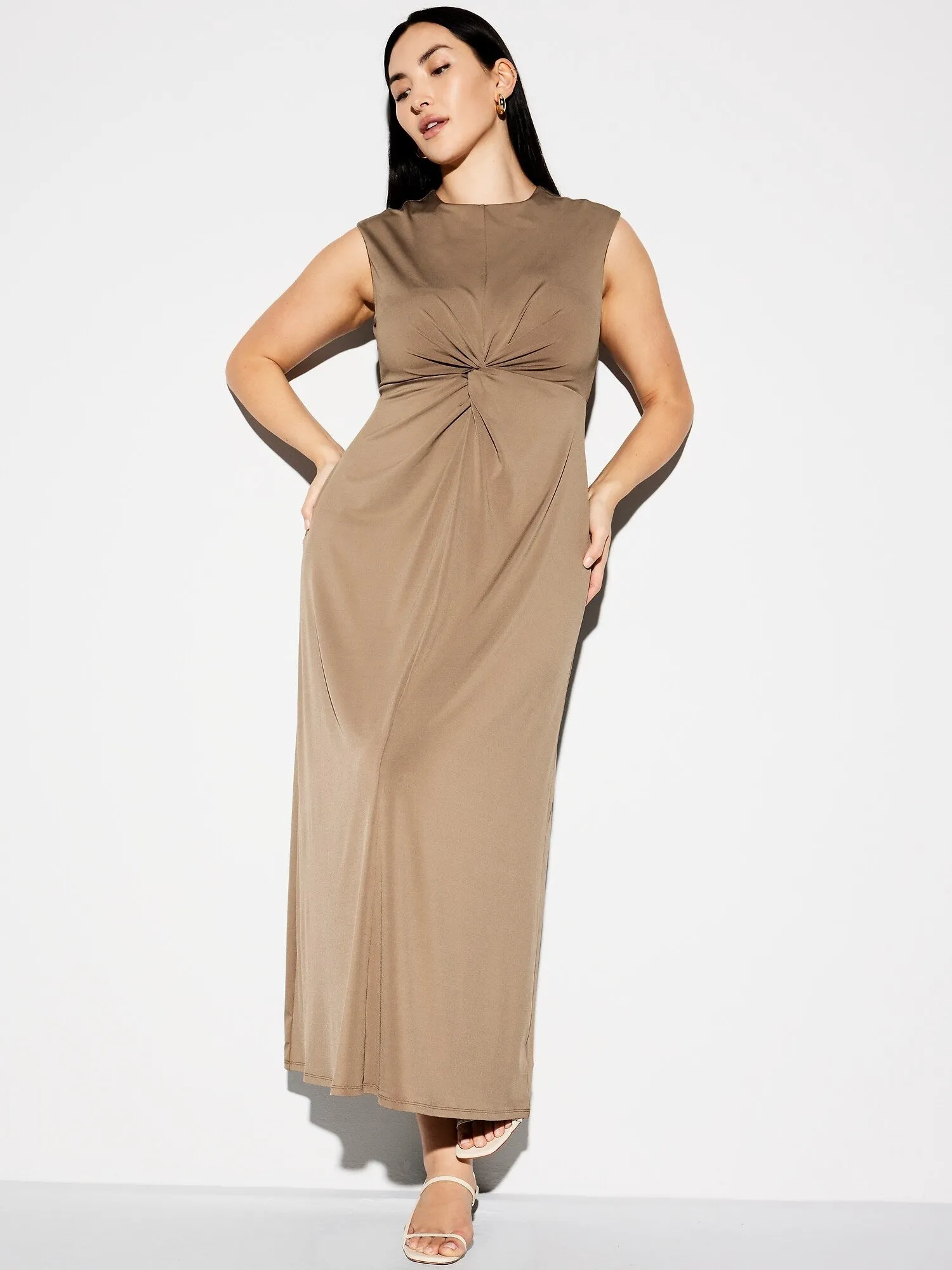 THE OCCASION by Old Navy Twist-Front Maxi Dress