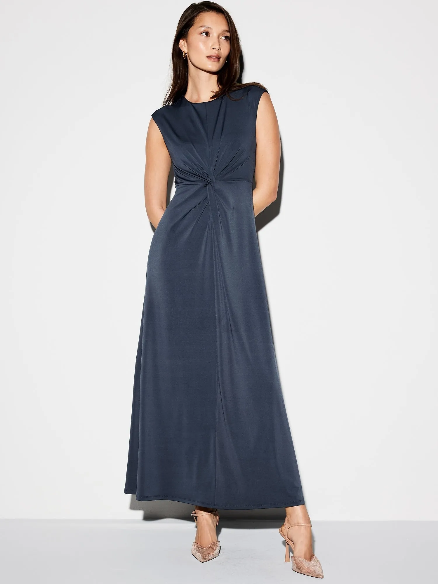 THE OCCASION by Old Navy Twist-Front Maxi Dress