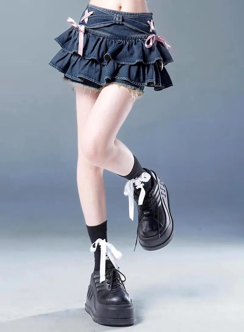 Tiny Denim Dancer Outfit Set