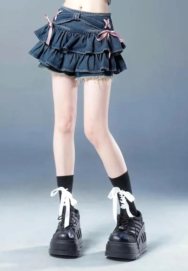 Tiny Denim Dancer Outfit Set