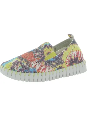 Tulip14KTDM Girls Perforated Casual Slip-On Sneakers
