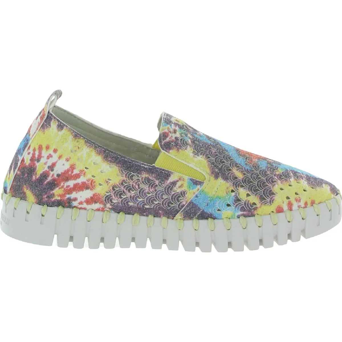 Tulip14KTDM Girls Perforated Casual Slip-On Sneakers