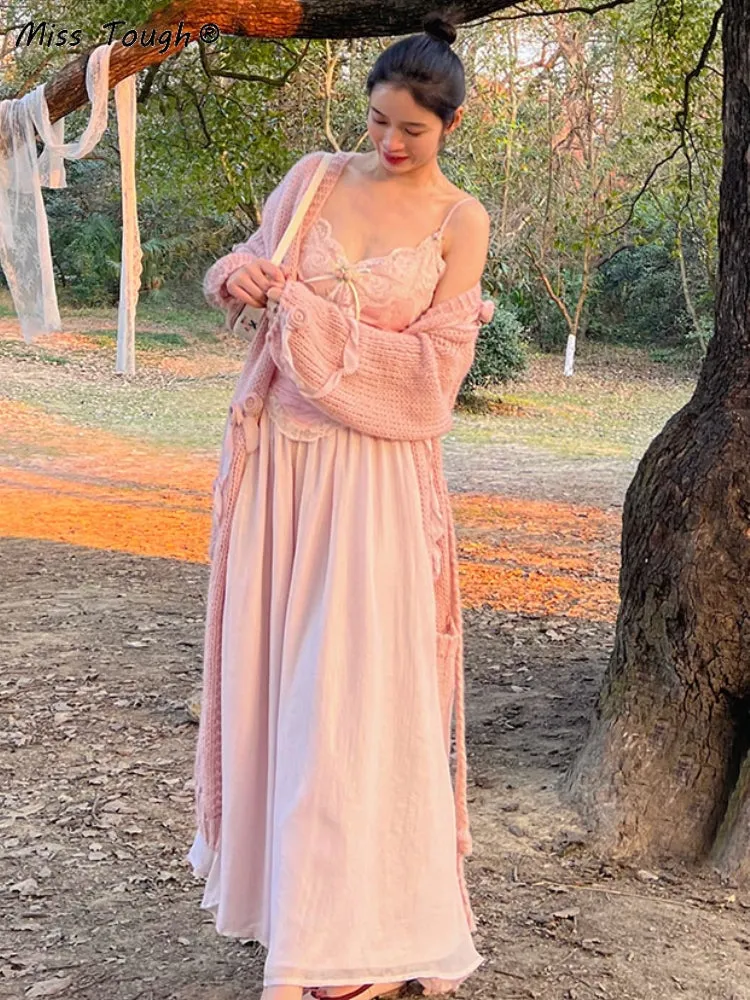 Velvet Fairycore Maxi Dress