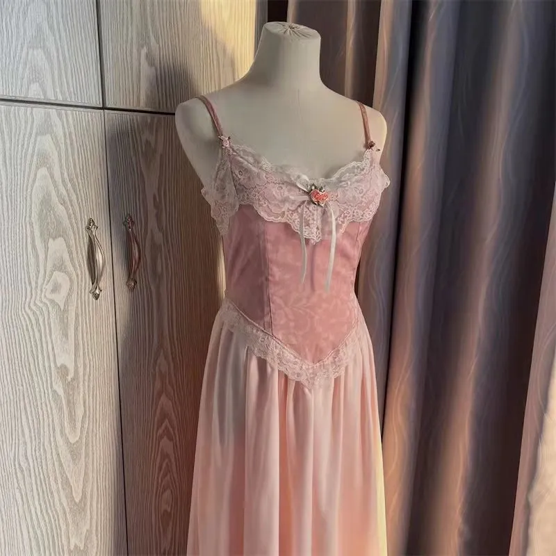 Velvet Fairycore Maxi Dress
