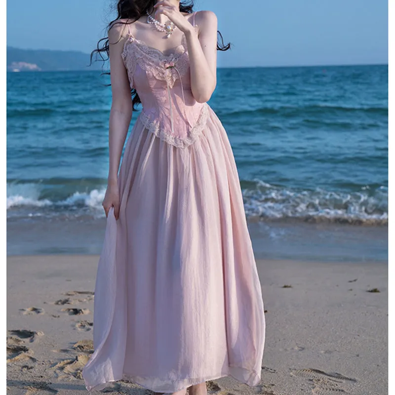 Velvet Fairycore Maxi Dress