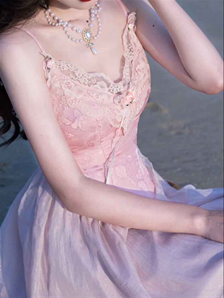 Velvet Fairycore Maxi Dress