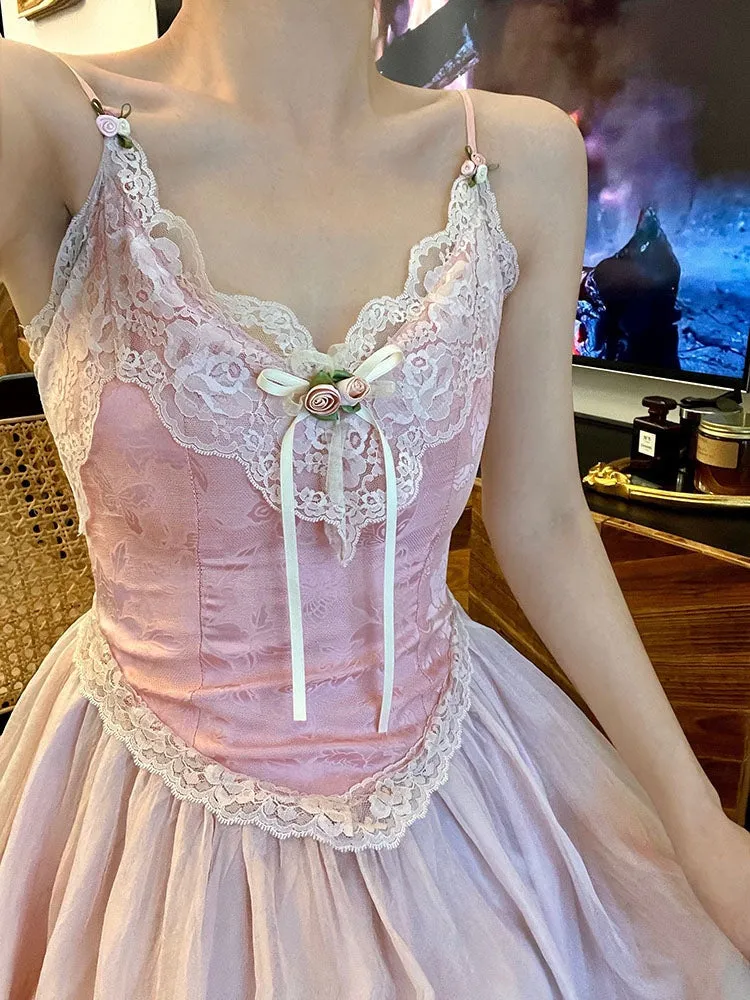 Velvet Fairycore Maxi Dress