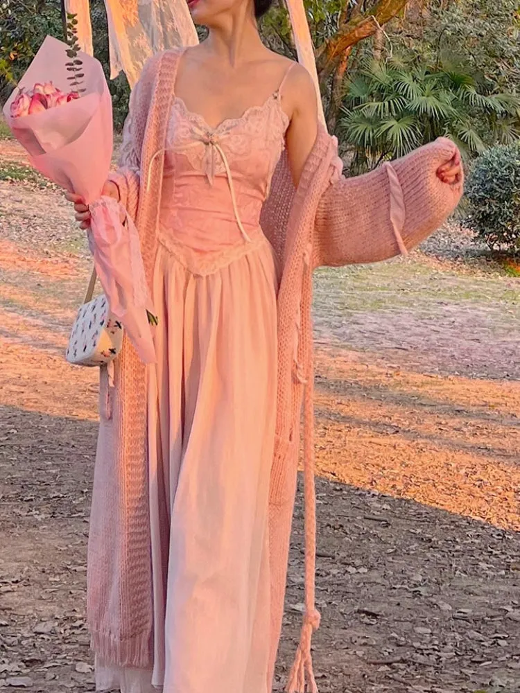 Velvet Fairycore Maxi Dress