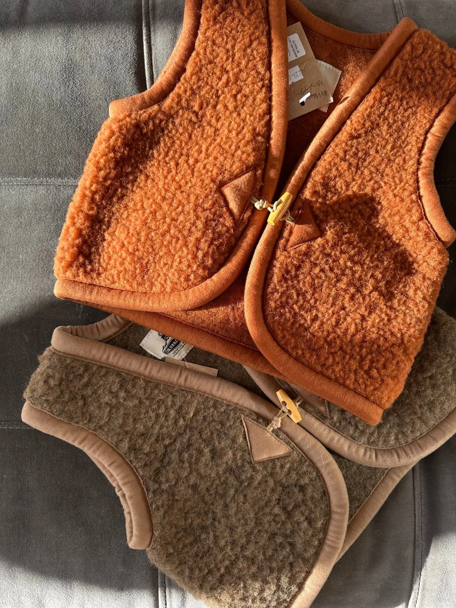 Vest: Wool Aspen Windbreaker Vest: Bark