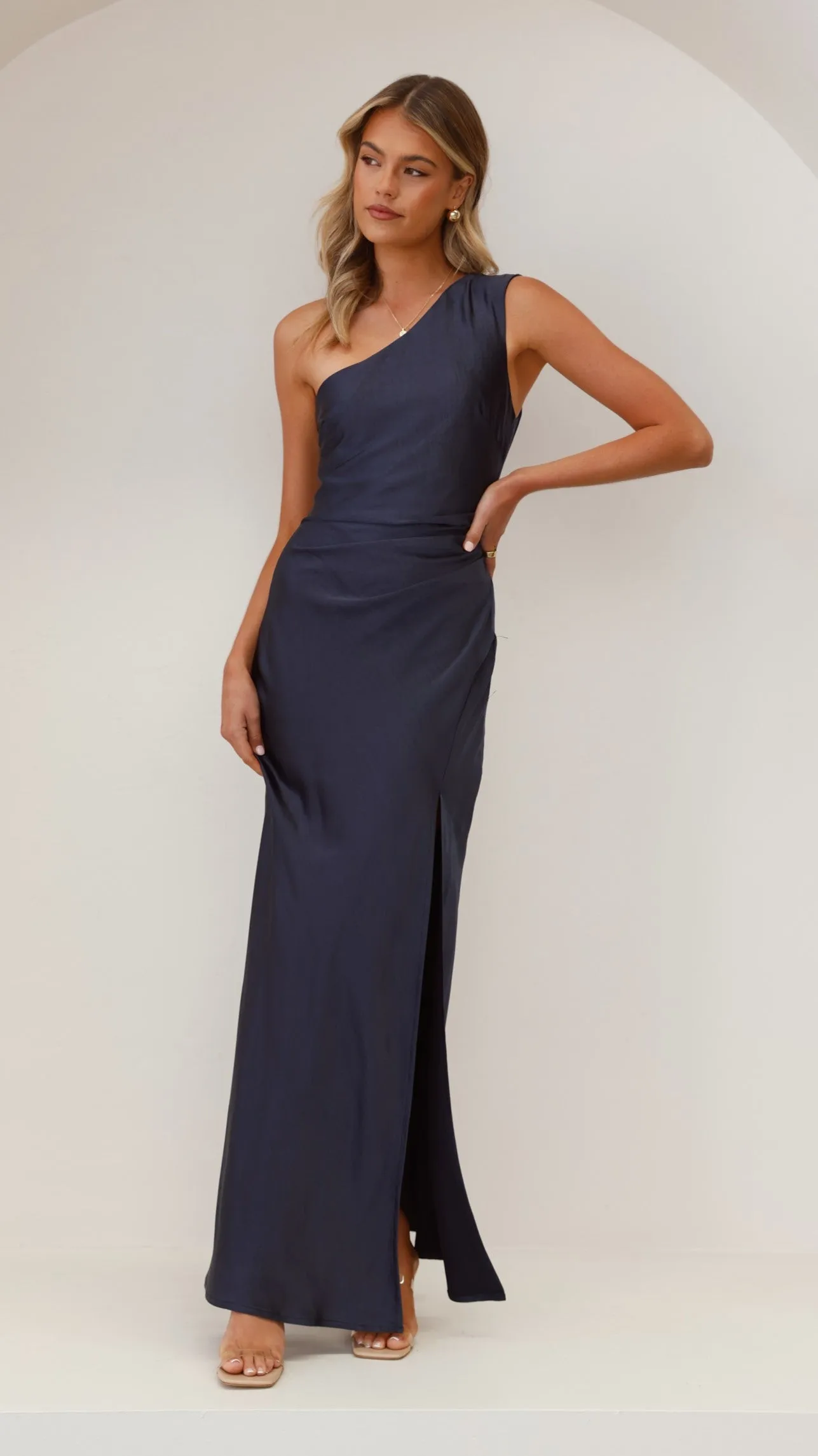 Victoria Maxi Dress - Navy Billy J