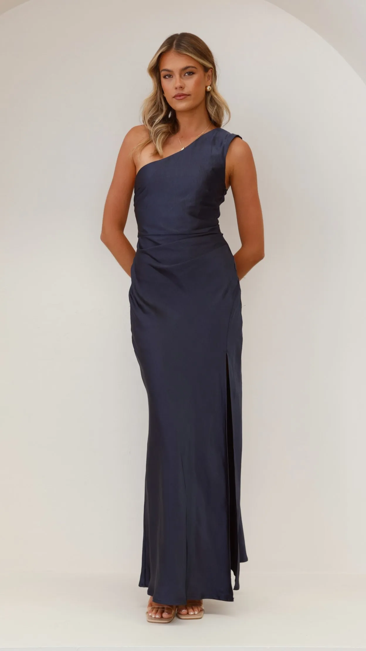 Victoria Maxi Dress - Navy Billy J