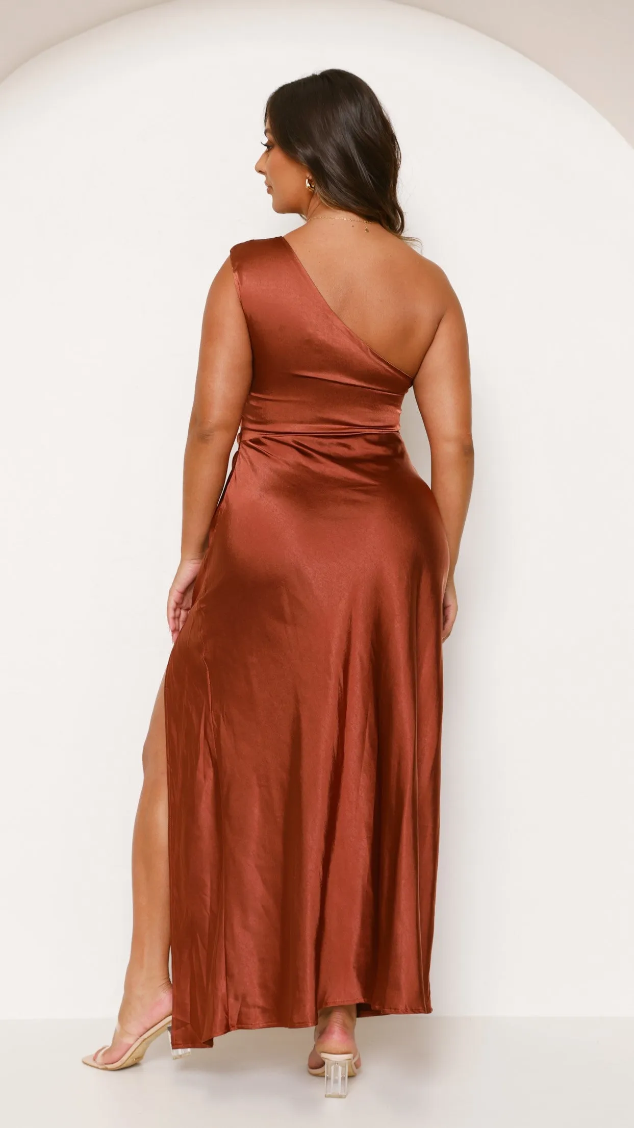 Victoria Maxi Dress - Rust Billy J