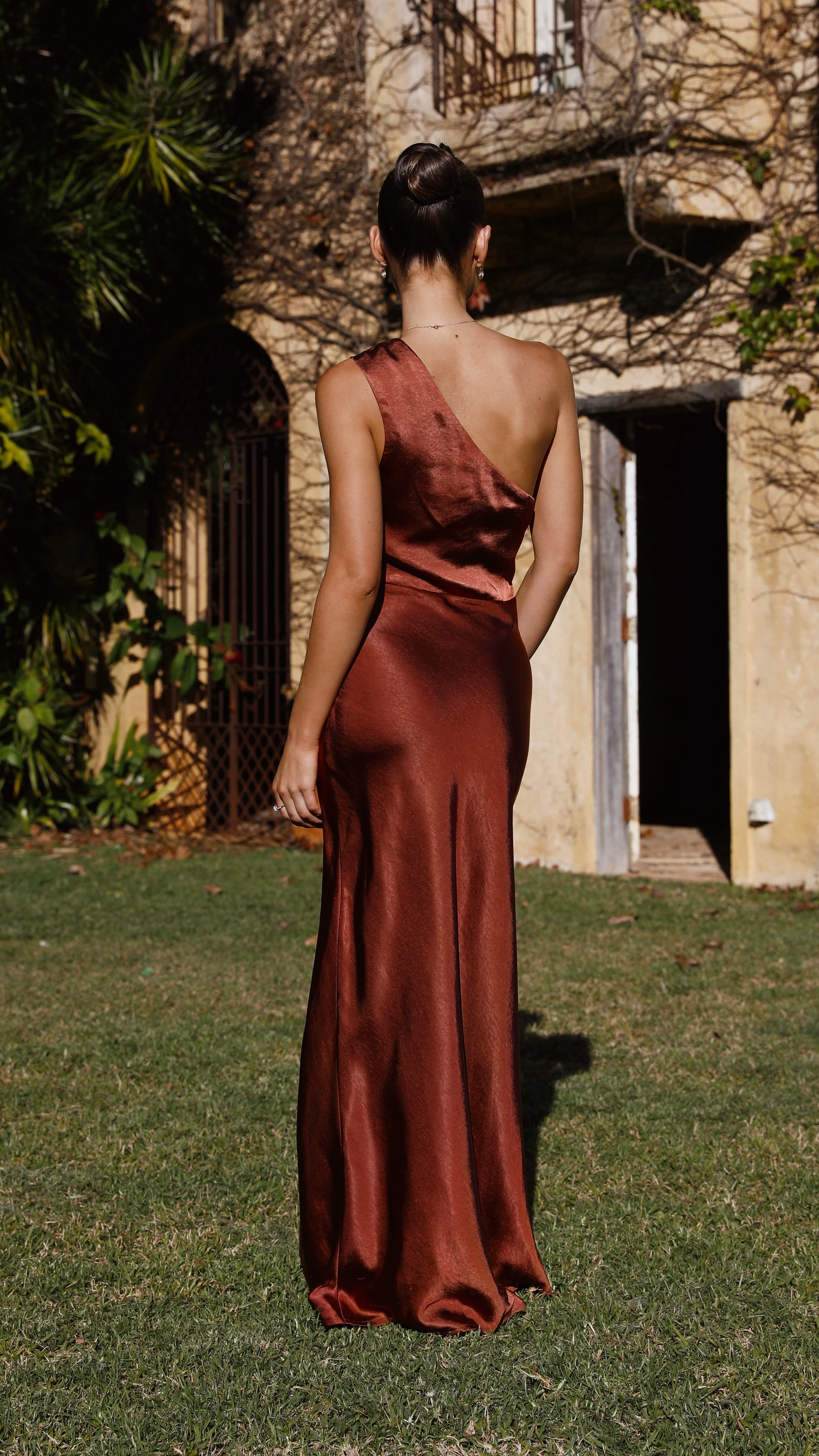 Victoria Maxi Dress - Rust Billy J