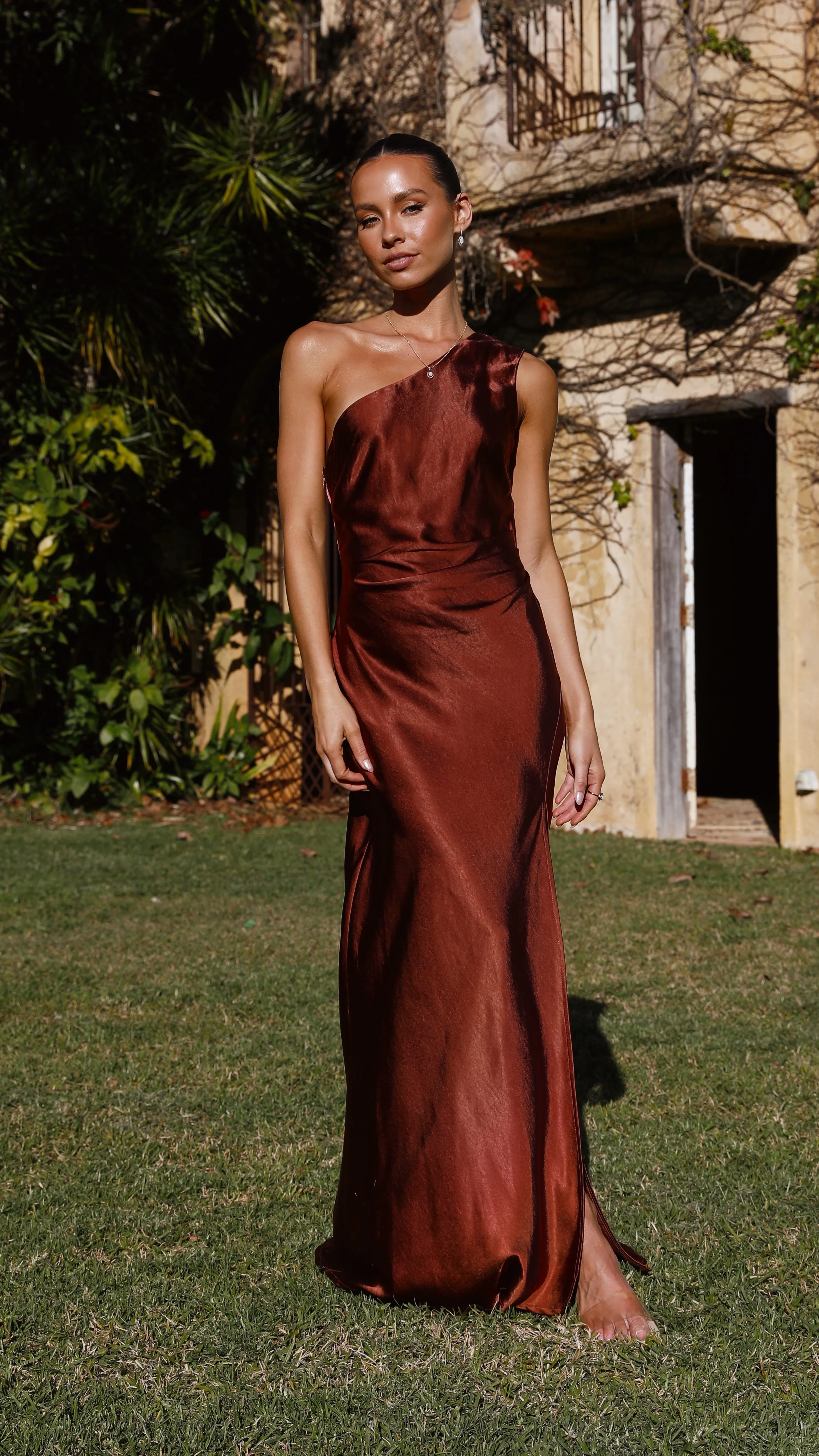Victoria Maxi Dress - Rust Billy J