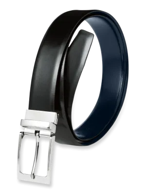 Vincent Reversible Belt - Black/navy