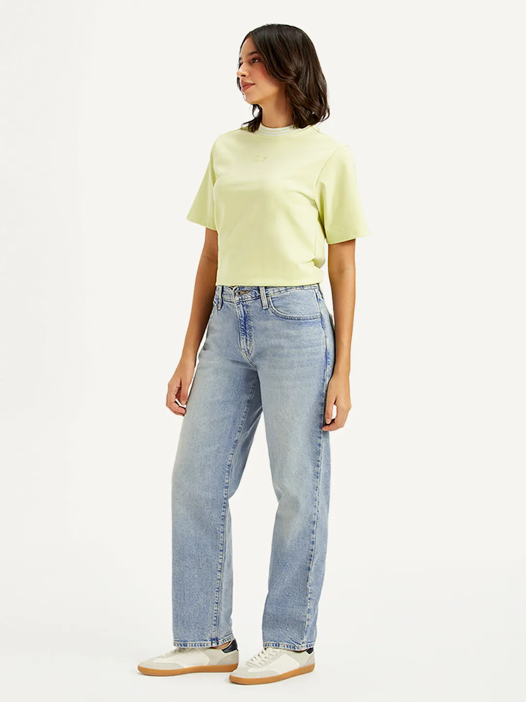 Women's Mid Rise Baggy 94 Light-Blue Jeans LEVI'S