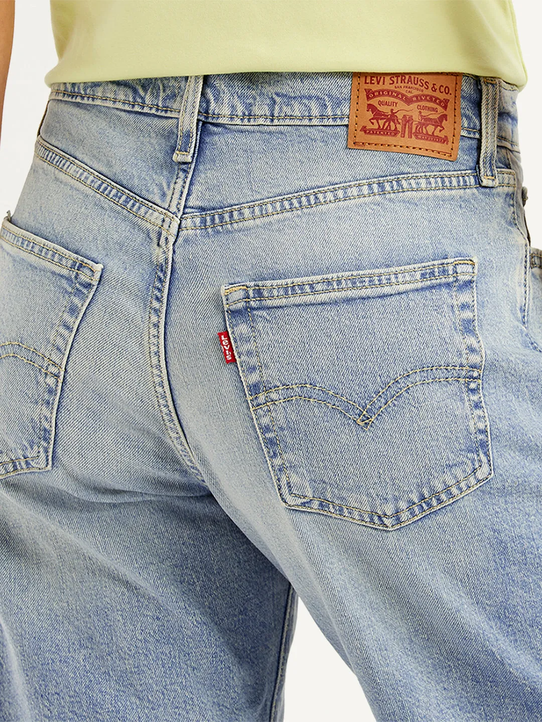 Women's Mid Rise Baggy 94 Light-Blue Jeans LEVI'S