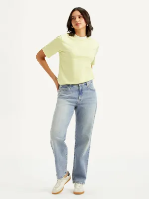 Women's Mid Rise Baggy 94 Light-Blue Jeans LEVI'S
