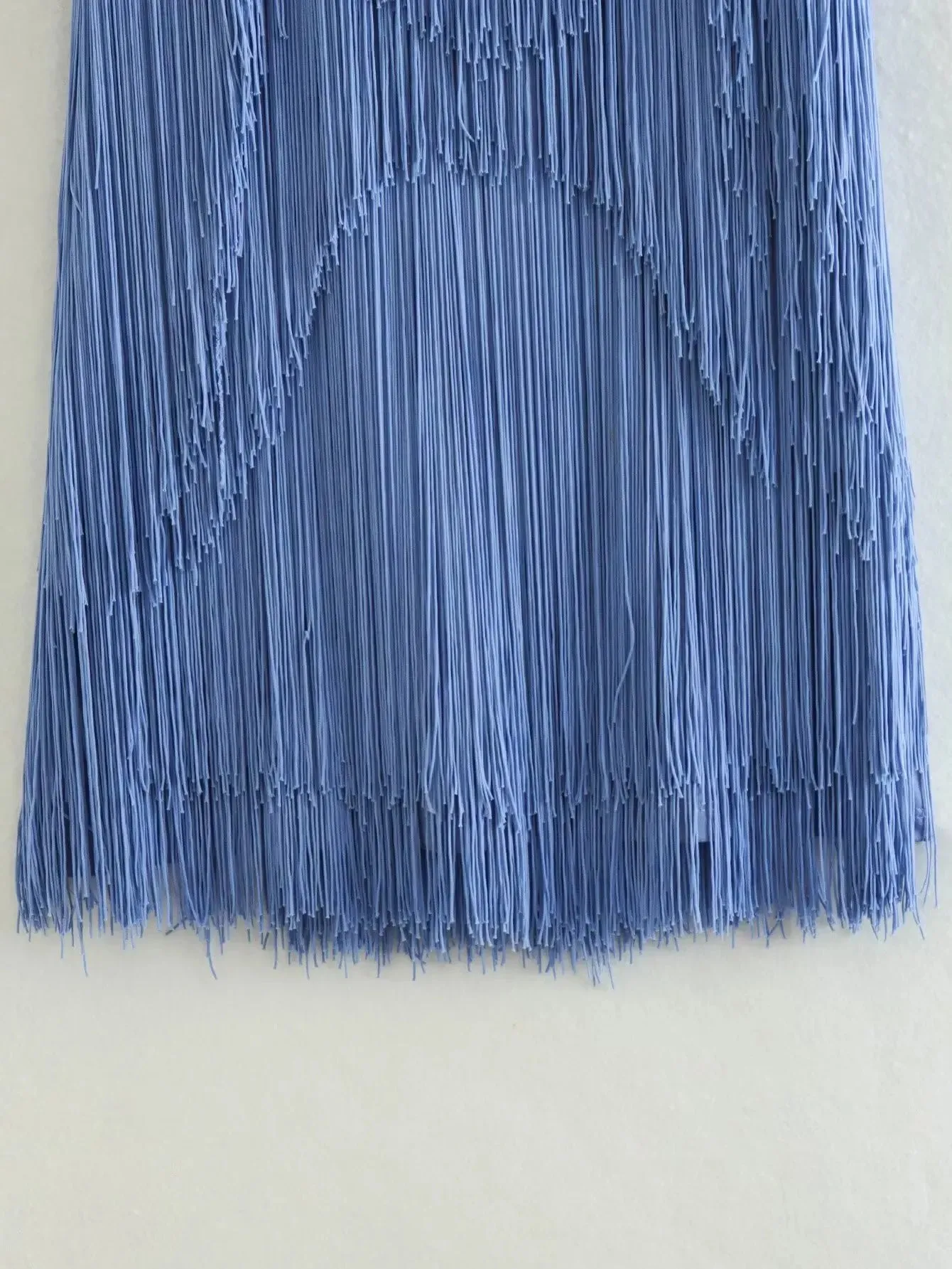 Women's Summer Halter Sleeveless Fringe Dress Anna Kay Co