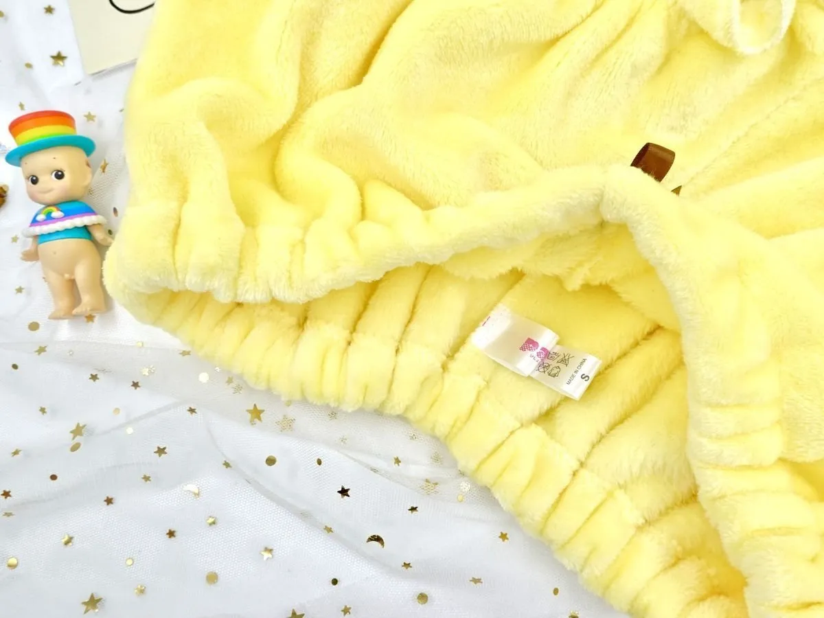 Yellow Puppy Dog Lingerie Set